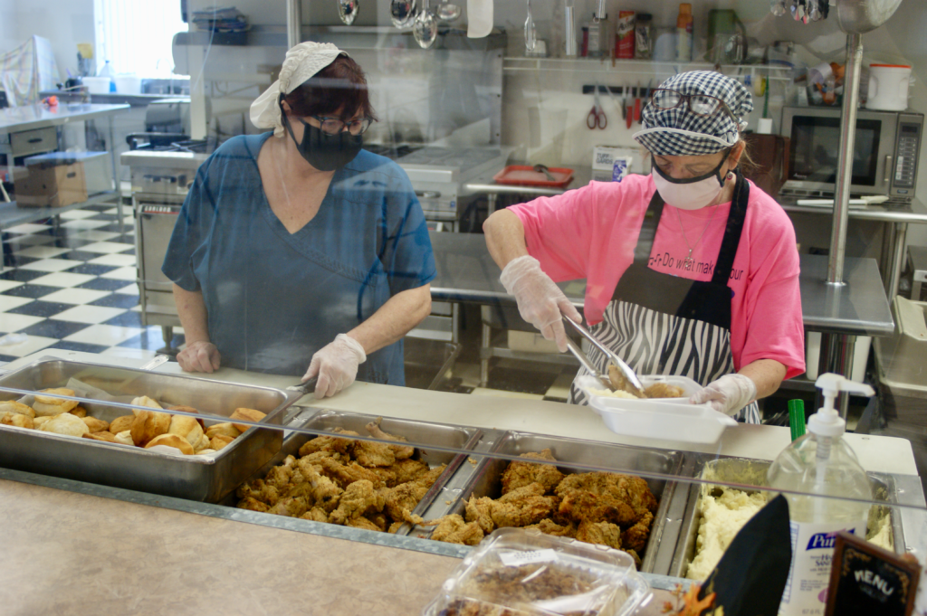 chicken dinner at the kimberling area senior center